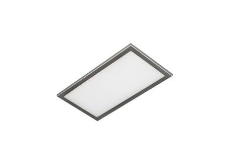 LED Unterbauleuchte solo 6W 24V warm weiß 300lm dimmbar Flächenlicht Küchenleuchte Unterschrankleuchte Unterbauleuchte silber von Rolux
