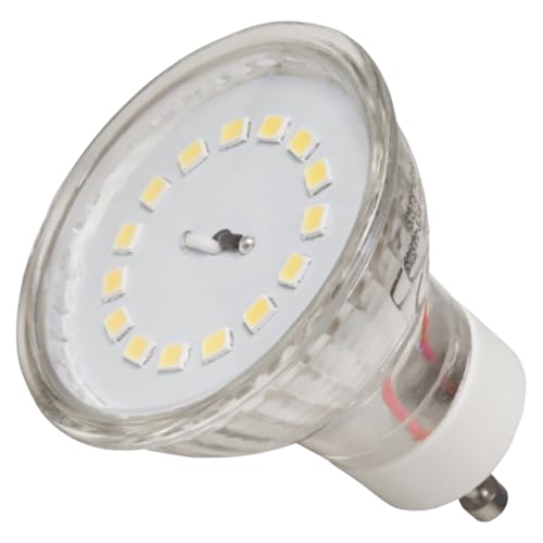 Rolux 3 Stück GU10 LED Leuchtmittel 230V 5,5W Warmweiß 3000K | 470lm Lichtstrom | Step Dimmbar | SMD Technik | Für Spots, Einbau- & Deckenleuchten | Kompakt, flackerfrei, sofort hell | Halogen-Ersatz von Rolux