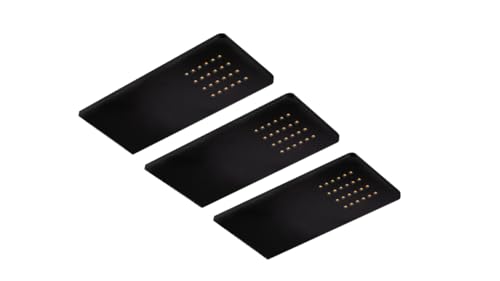 Rolux Hochwertige LED Unterbauleuchte mit Glasabdeckung DF-1907 Warmweiß - 6W 12V DC - 3er Set LED stufenlos dimmbar über IR Sensor-Schalter - Berührungsloses Ein- und Ausschalten Rolux Hochwertige LED Unterbauleuchte mit Glasabdeckung DF-1907 Warmweiß - 6W 12V DC - 3er Set LED stufenlos dimmbar über IR Sensor-Schalter - Berührungsloses Ein- und Ausschalten von Rolux