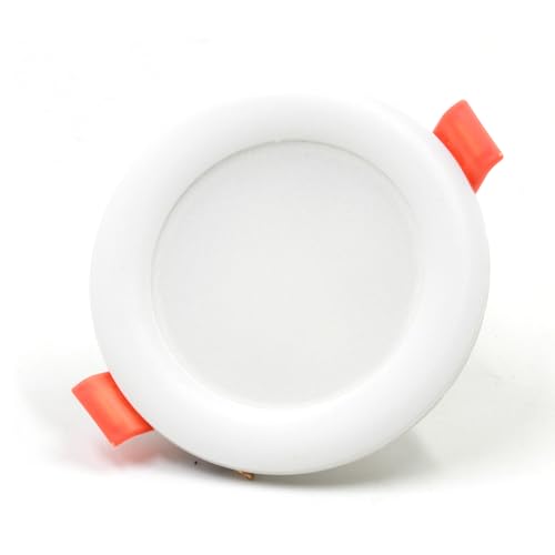 Rolux LED Einbaustrahler 230V 68mm - 80mm IP44 Dimmbar 4,8W 420lm 3000K-4000K-6000K LED Spot Deckeneinbauleuchte flach - Solo Rolux LED Einbaustrahler 230V 68mm - 80mm IP44 Dimmbar 4,8W 420lm 3000K-4000K-6000K LED Spot Deckeneinbauleuchte flach - Solo von Rolux