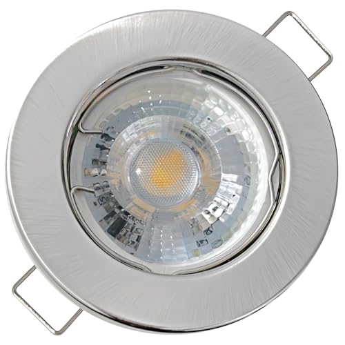 Rolux LED Einbaustrahler IP20 Lotta 12V COB 3W Edelstahl geb. 4 Stück Einbauleuchte 4000K Neutralweiß Deckenspot inkl. Trafo Rolux LED Einbaustrahler IP20 Lotta 12V COB 3W Edelstahl geb. 4 Stück Einbauleuchte 4000K Neutralweiß Deckenspot inkl. Trafo von Rolux
