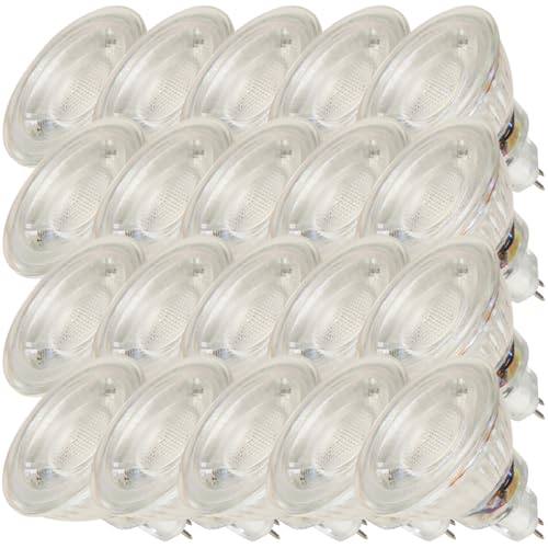 Rolux 3 Stück MR16 LED Strahler 12V 3W Neutralweiß 4000K | 250lm Lichtstrom | 36° Abstrahlwinkel | Nicht dimmbar | Für Spots, Einbauleuchten & Deckenstrahler | Kompakte Bauform, GU5.3 Sockel von Rolux