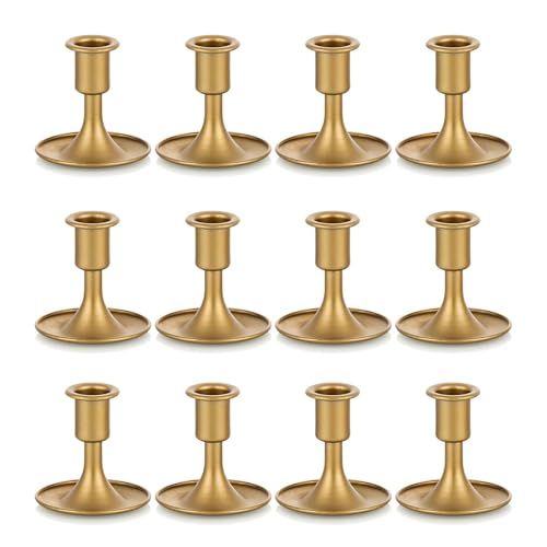 Kerzenständer Gold Kerzenhalter Stabkerzen Metall: Romadedi 12er Set Goldene Stabkerzenhalter Kleine für Hochzeit Party Tischdeko Weihnachten Adventskranz Modern Tisch Deko Wohnzimmer Kerzenständer Gold Kerzenhalter Stabkerzen Metall: Romadedi 12er Set Goldene Stabkerzenhalter Kleine für Hochzeit Party Tischdeko Weihnachten Adventskranz Modern Tisch Deko Wohnzimmer von Romadedi