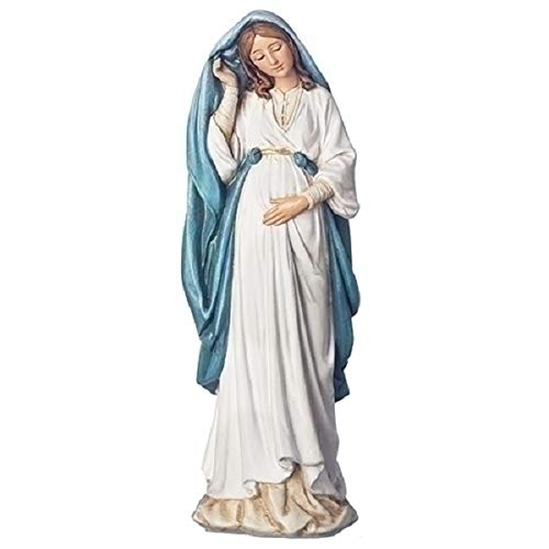 Roman Joseph Studio 602080 Dekofigur, Schwangere Maria, 15,2 cm, Mehrfarbig von Roman