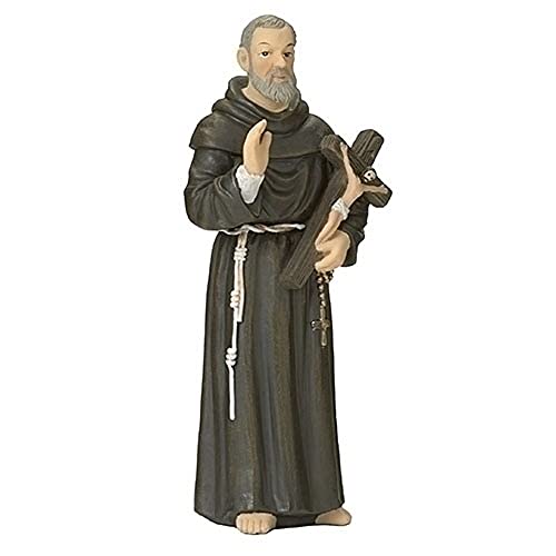 Roman St. Pio (Padre Pio) Statue - 3.5 Ceramic Painted 5028-9 by, Inc. von Roman