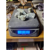 Roher Roher Aquamarin Aaa Qualität 1/2 Pfund Lot Brasilien von Romanrocksminerals