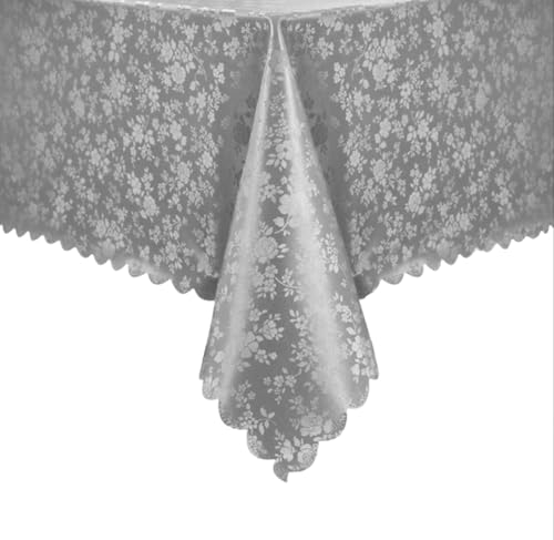 Romanstile Tischdecke Weihnachten 350x150 Wachstuch abwischbar grau 350GSM große plastiktischdecke Table Cloth wasserdicht festlich deko für Party,Silvester,Outdoor,Neujahr,Esstisch,Feste Romanstile Tischdecke Weihnachten 350x150 Wachstuch abwischbar grau 350GSM große plastiktischdecke Table Cloth wasserdicht festlich deko für Party,Silvester,Outdoor,Neujahr,Esstisch,Feste von Romanstile