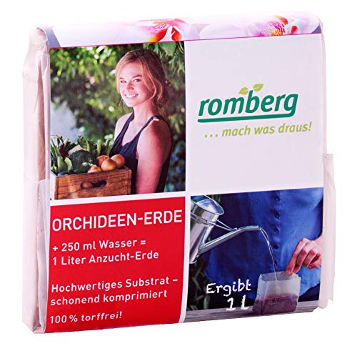 Romberg 10191202 Feinste POP UP Orchideenerde (1 Liter-Packung) von Romberg