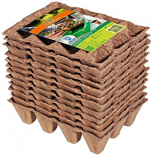 Romberg 71015K Anzuchttöpfe quadratisch, 5 cm, 144 Stück von Romberg