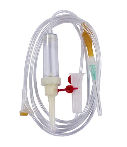 Infusionsbesteck 25 Stück steril + Belüftungskanüle 0,8x40 + Y teil von Romed