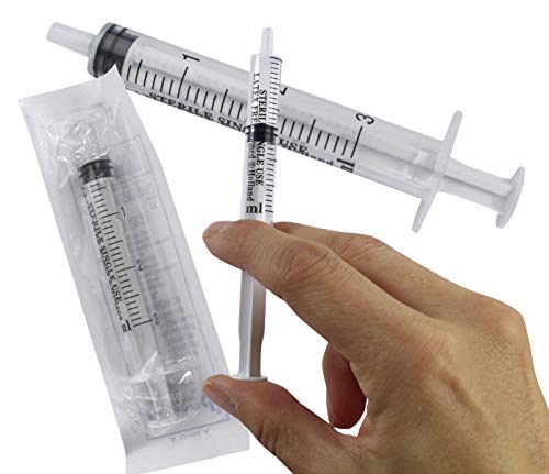 Romed Medical Einmalspritzen Einwegspritzen 3-parth (Spritze 2-3 ml, Menge: 25 Stück) von Romed