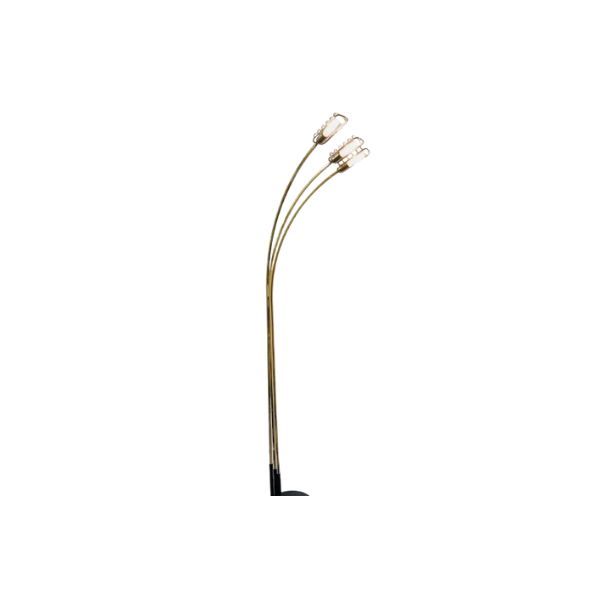 Hollywood Regency Stehlampe Vintage 70er Jahre, Romeo Rega von Romeo Rega