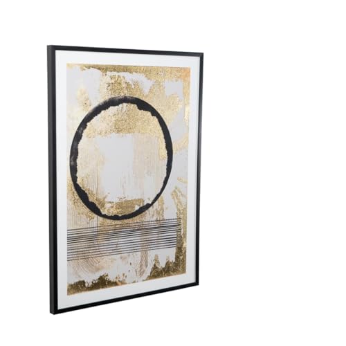 Romimex Bild Polystyrol Holz MDF abstrakt 50 x 70 x 3 cm von Romimex