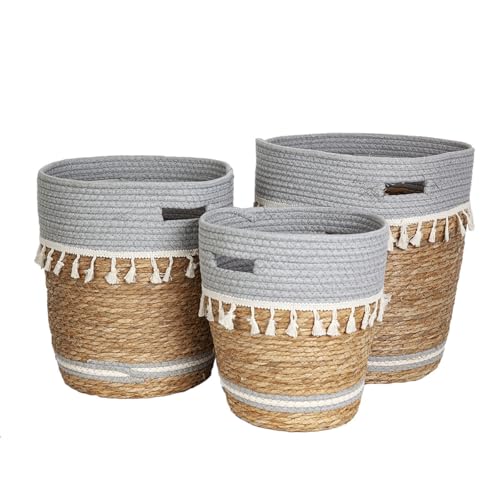 Romimex Körbchen-Set, Natur, 3-teilig Romimex Körbchen-Set, Natur, 3-teilig von Romimex