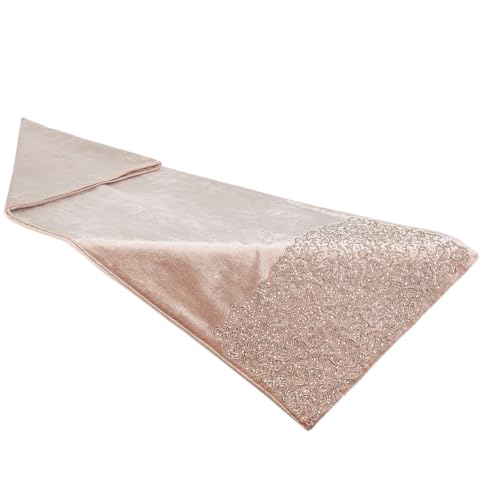 Romimex Tischläufer, Rosa, 33 x 180 x 1 cm, Samt Romimex Tischläufer, Rosa, 33 x 180 x 1 cm, Samt von Romimex