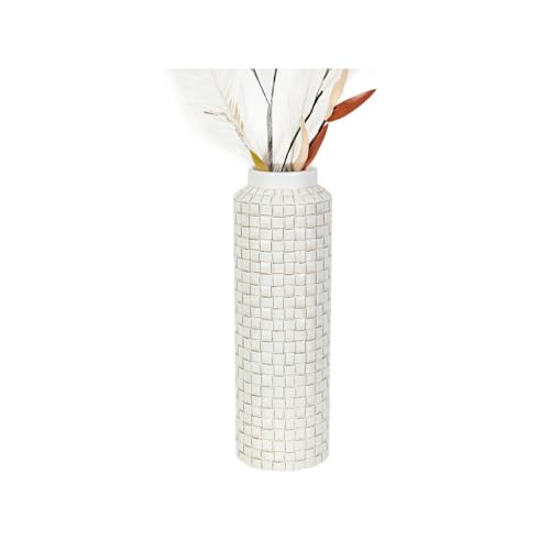 Romimex Vase, Beige, Kunstharz, 14 x 42 x 14 cm von Romimex