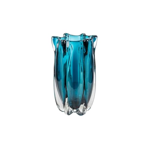 Romimex Vase, Blau, Glas, 17 x 30 x 17 cm von Romimex