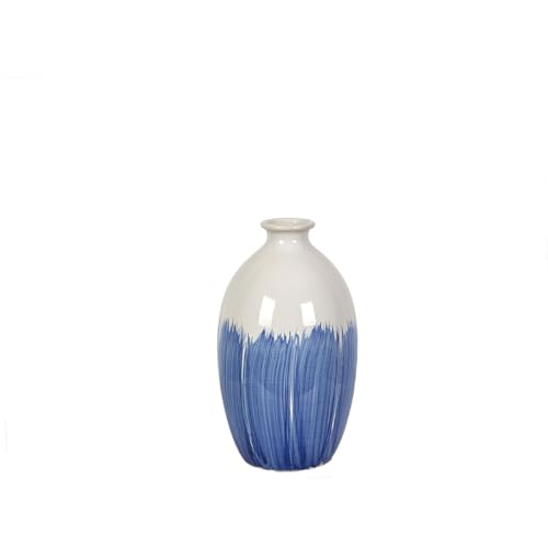 Romimex Vase, Blau, Weiß, Keramik, 18 x 31 x 18 cm Romimex Vase, Blau, Weiß, Keramik, 18 x 31 x 18 cm von Romimex