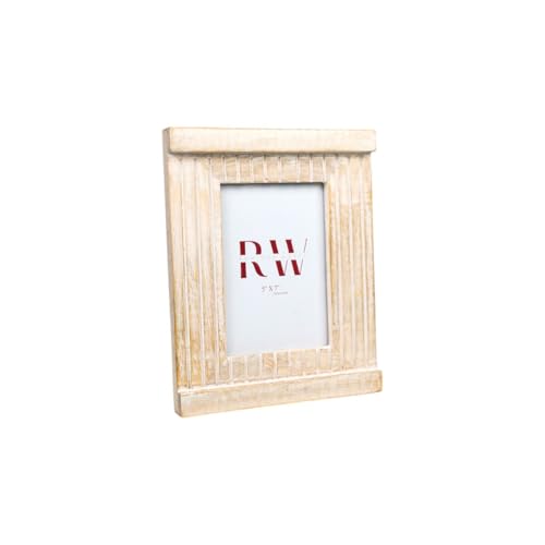 Romimex Weißer Bilderrahmen aus Mangoholz MDF 2 x 18 x 13 cm Romimex Weißer Bilderrahmen aus Mangoholz MDF 2 x 18 x 13 cm von Romimex