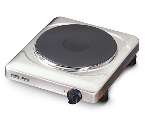 ROMMELSBACHER Einzelkochplatte THS 2022/E - Made in Germany, XXL-Gussheizplatte 220 mm Ø, 7-Takt-Schalter, leistungsgesteuerte Regelung, Überhitzungsschutz, 2000 Watt, Edelstahl ROMMELSBACHER Einzelkochplatte THS 2022/E - Made in Germany, XXL-Gussheizplatte 220 mm Ø, 7-Takt-Schalter, leistungsgesteuerte Regelung, Überhitzungsschutz, 2000 Watt, Edelstahl von Rommelsbacher