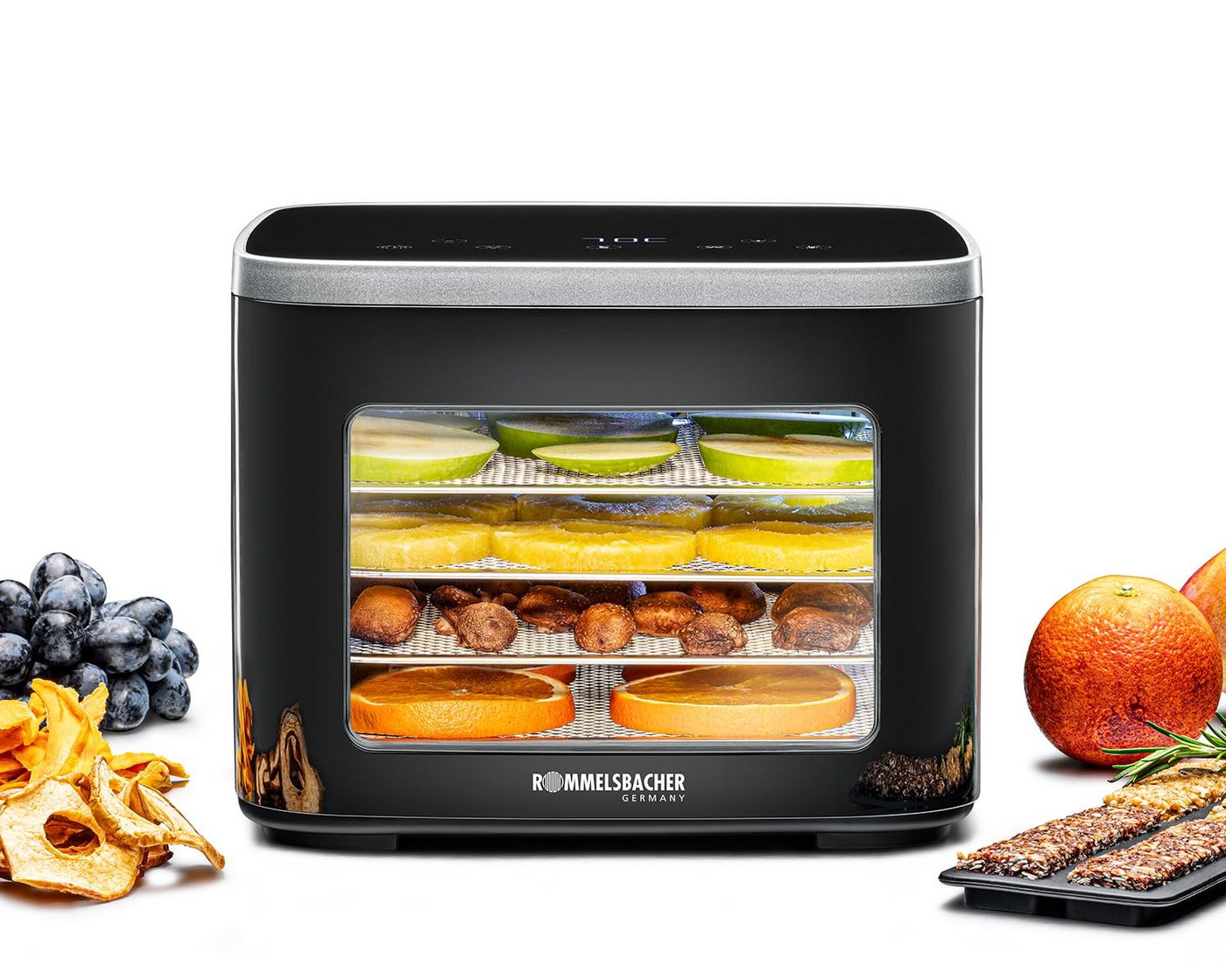 Rommelsbacher Dosenöffner DA 450, Dörrautomat mit Timer und Temperaturregelung Rommelsbacher Dosenöffner DA 450, Dörrautomat mit Timer und Temperaturregelung von Rommelsbacher