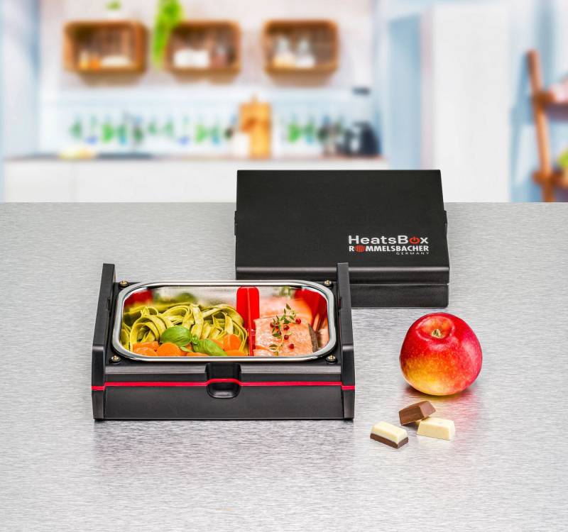 Rommelsbacher Elektrische Lunchbox HEATSBOX® HB 100, Edelstahl, (1-tlg) von Rommelsbacher