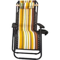 Romo - Sonnenliege für Garten und Strand, Farbe gelb gestreift Romo - Sonnenliege für Garten und Strand, Farbe gelb gestreift von Romo