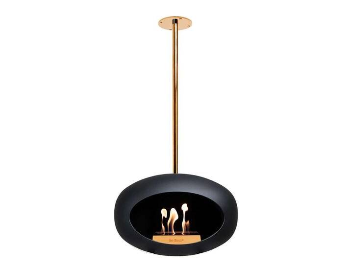 Le Feu Sky Bioethanol Kamin, hängend Schwarz 175cm, von Romodo
