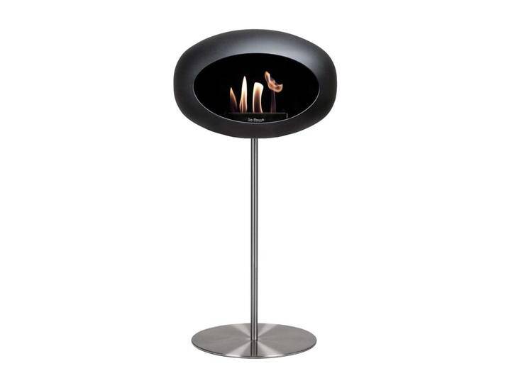 Le Feu Steel Bioethanol Kamin, stehend Schwarz 115cm, von Romodo