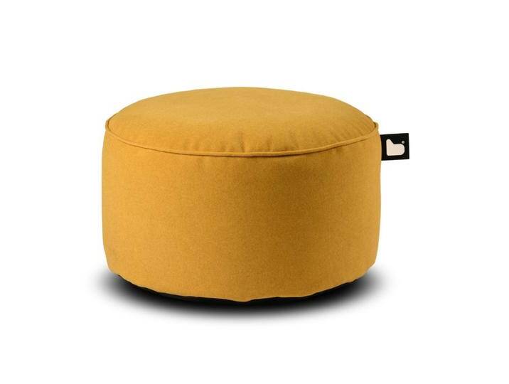 b-bag Extreme Lounging Sitzhocker b-poufe Wildleder Mustard von Romodo