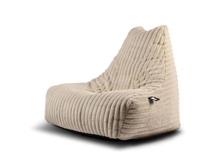 b-bag Extreme Lounging Sitzsack mighty-b Cord Natural von Romodo