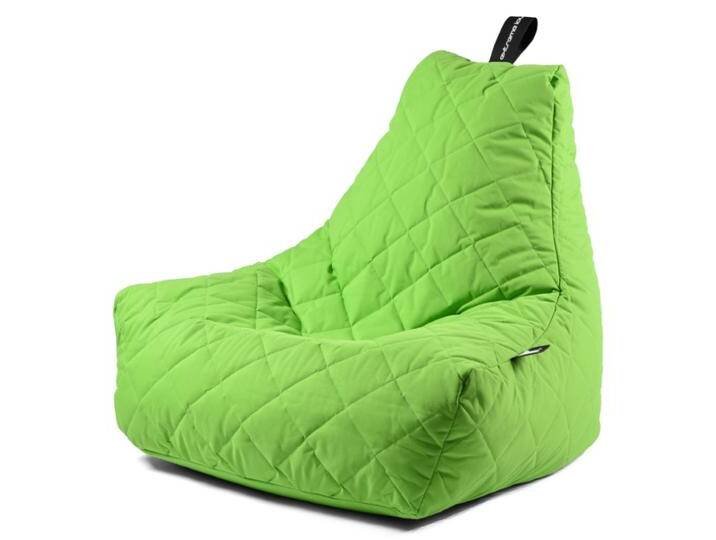 b-bag extreme lounging Sitzsack mighty-b Lime - Quilted In & Outdoor von Romodo