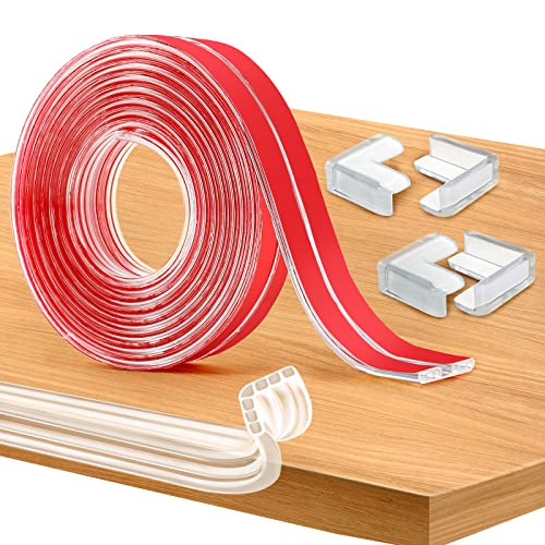 Romon 3M Kantenschutz Baby with 4 Ecken Kantenschutz,Transparent Kantenschutz,Selbstklebend Eckenschutz,Eckenschutz Baby von Romon