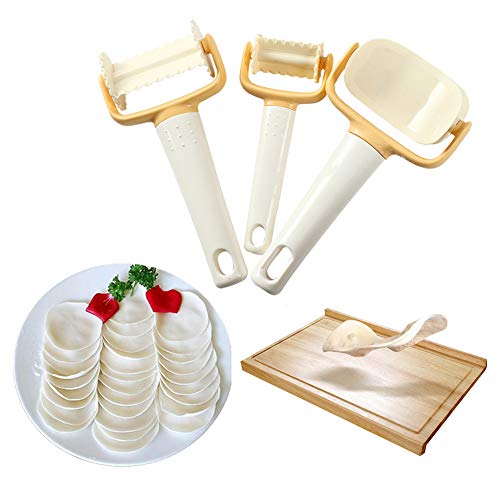 3 PC/Satz Rollen Ausstechformen Scheiben-Biskuit-Plätzchen-Teig Schneider Rollschneider Für Plätzchen Dumpling Multifunktionale Küchenwerkzeug-Zubehör von Romote