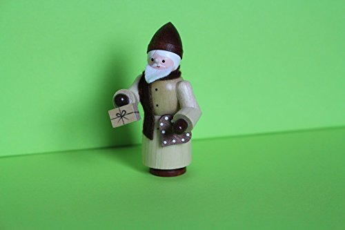 Romy Thiel Figur Weihnachtsmann Natur Höhe 6,0cm Natur Neuware Original aus dem Erzgebirge von Romy Thiel