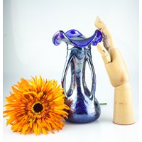 Kralik, König, Loetz Ära Jugendstil Floral Schillernde Vase Kralik, König, Loetz Ära Jugendstil Floral Schillernde Vase von RondeVintage