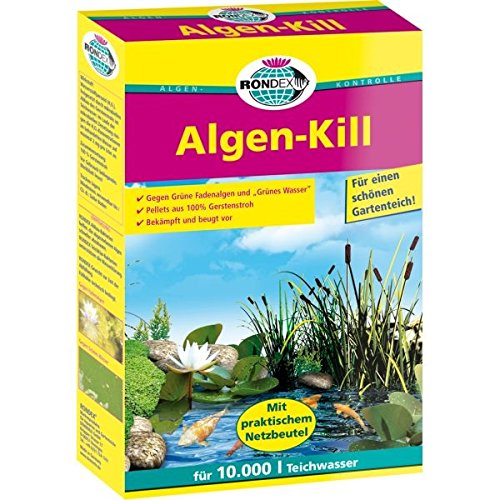 Rondex Algenkill, 3kg für einen klaren Gartenteich und gegen lästigen Algen im Teich - ausreichend für 30.000 Liter Gartenteich von Rondex