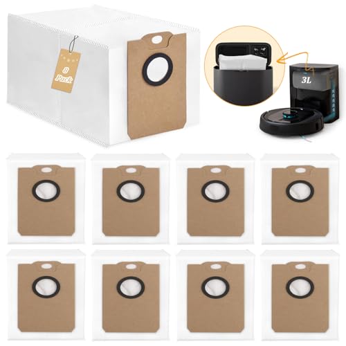 8 Stück Staubbeutel zubehör für Conga 2299/2499/7490/8290 3L Staubsaugerbeutel Kompatibel mit Conga 2299/2499/8290/7490 Immortal Home X-Treme/7490 Immortal Home Staubbeutel Ersatz (xx) von RongZy