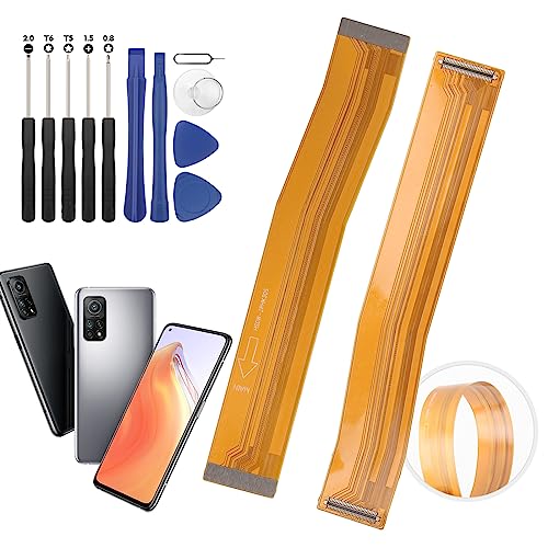 RongZy Flat Flex Kabel Kompatibel mit Xiaomi Mi 10T / Mi 10T Pro 5G Mainboard FlexKabel für Xiaomi Mi 10T / Mi 10T Pro 5G Mainboard-Verbindung Ersatz von RongZy