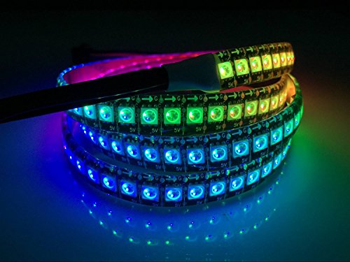 1M 144 LEDs/M 5050 SMD RGB LED Streifen APA102C Wasserdichte IP65 DC5V (Weiße PCB) von Rongda Smart Home