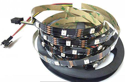 APA102C APA102 RGB Adressierbares Streifenlicht 30 LEDs/Pixel/M 5M 150 LEDs 5050 SMD LEDs Nicht wasserdicht IP20 DC5V Schwarz PCB von Rongda Smart Home