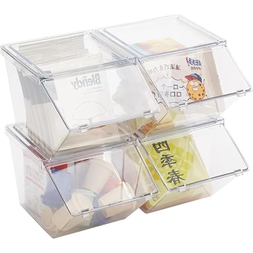 Roninkier 4 Packung Kaffee-Pod-Halter Teebeutel Veranstalter, große Kapazität stapelbar Kaffee Bar Zubehör Kaffee Korb Dekor für Counter von Roninkier