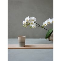 2Er Set Keramik Kaffee Espresso Tassen | Beige-Graue Glasur Kaffeetassen von RonitYamPottery
