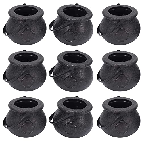 Ronlok 10 Stück Series Kessel schwarz Bonbonhalter mit Allerheiligen Bonboneimer Mini Hexenkessel schwarz für Allerheiligen von Ronlok