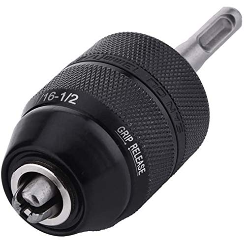Ronlok 2-13 MM SchlüSselloser Bohr Futter mit SDS Plus Schaft Adapter, 1/2-20UNF Bohr Futter Adapter Konverter Werkzeug von Ronlok