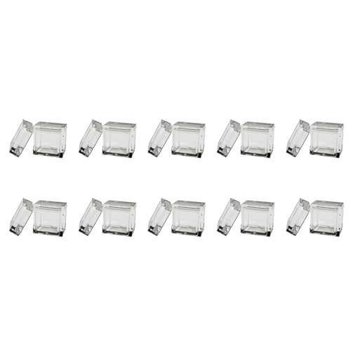 Ronlok 20 StüCk Acryl-Box-Tabletts für 0,39 10 mm Elements-WüRfel, Transparente HüLle, Periodensystem-Halterung für Elements-Sammlungen von Ronlok