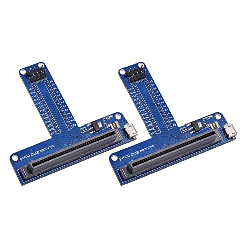 Ronlok 2X T-Typ Erweiterungsadapter für Microbit Breadboard Python Grafische Programmierschnittstelle für BBC Microbit Ronlok 2X T-Typ Erweiterungsadapter für Microbit Breadboard Python Grafische Programmierschnittstelle für BBC Microbit von Ronlok