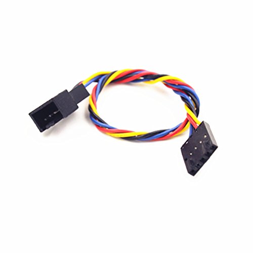 Ronyaoko 5Pin weiblich Stecker 4pol Buchse Anschluss Klinke PWM Lüfter Power Kabel kompatibel mit Dell PC von Ronyaoko