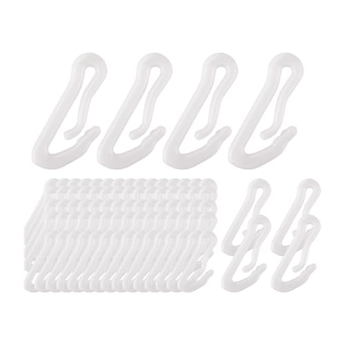 Ronyme 100 Stück Gewächshaus-Befestigungsfolienclips, Folienhaken, rutschfest, Heimgebrauch, Schattentuchclips, von Ronyme