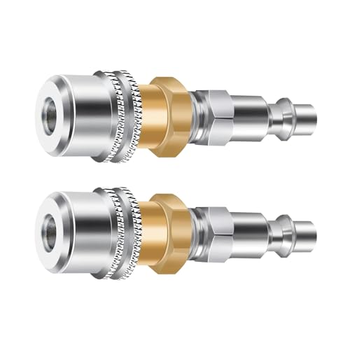 Ronyme 2 stück Air Chuck 1/4 Fnpt Geschlossenen Fluss Reparatur Werkzeuge Tragbare Heavy Duty Quick Connect Air Chuck von Ronyme